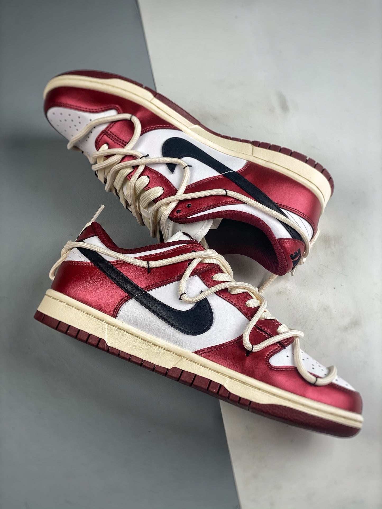 (J) NIKE dunk low Red Wine Estate Bordeaux Red