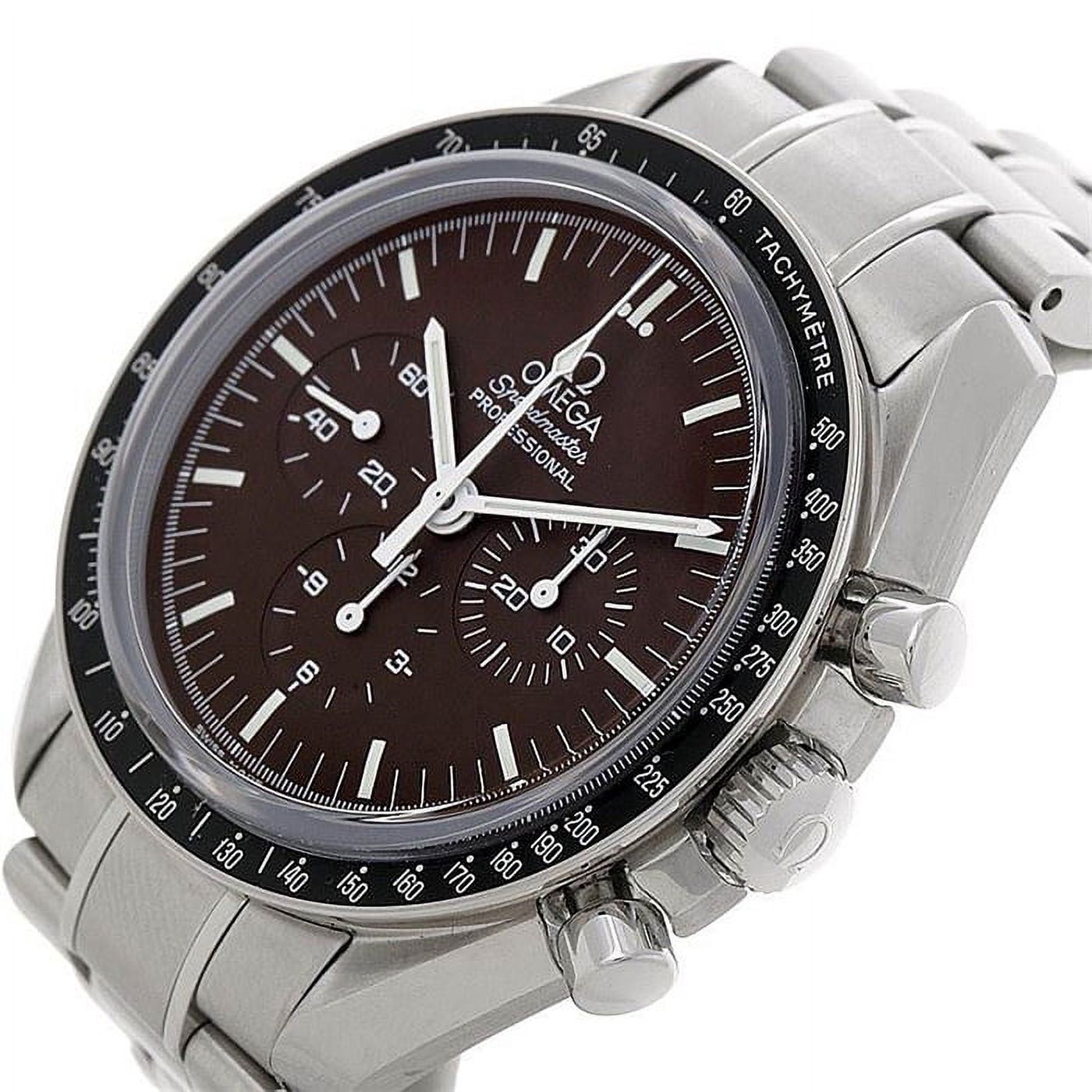 (O) men's 311.30.42.30.13.001 speedmaster brown dial watch