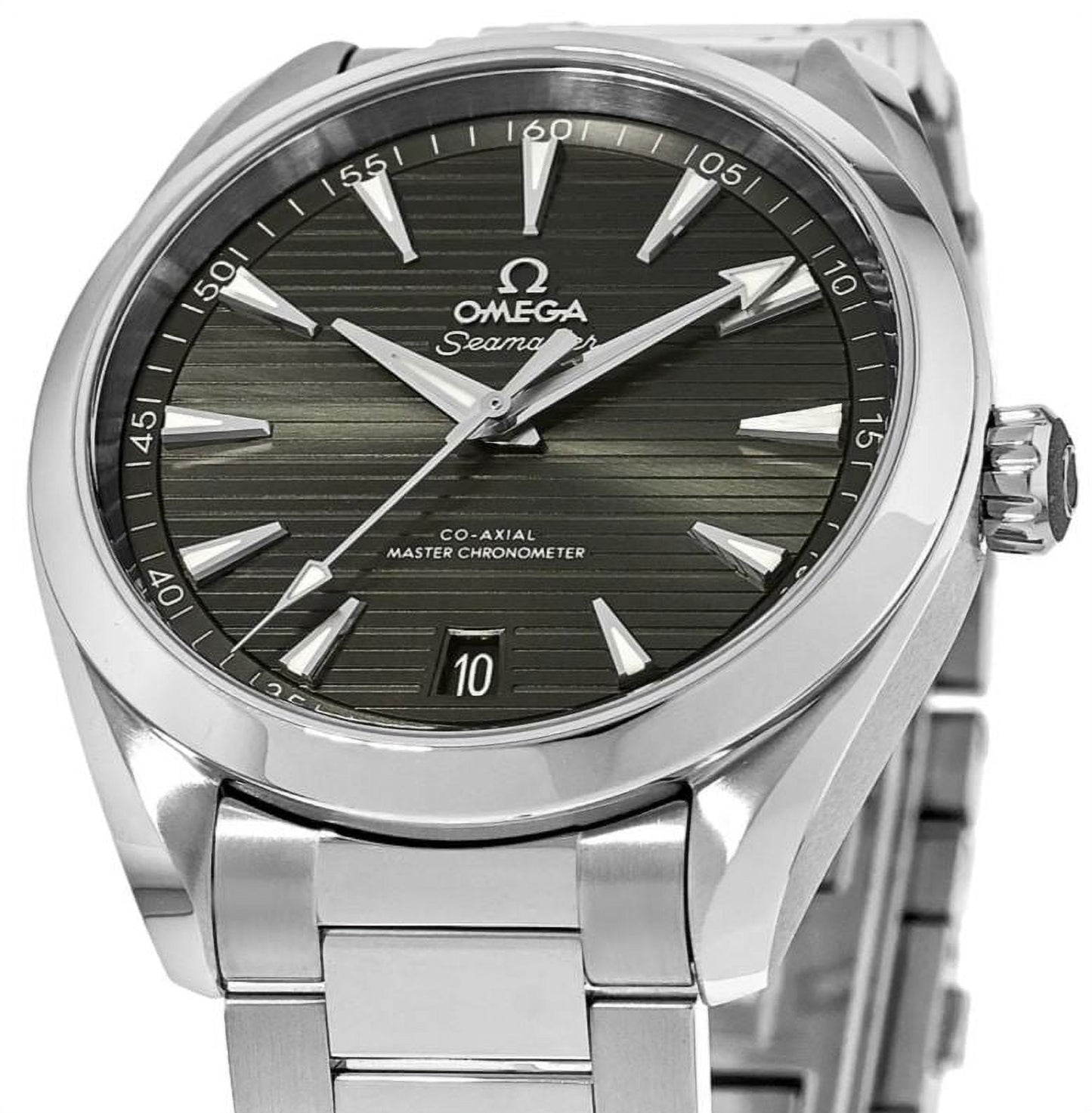 (O)  Seamaster Aqua Terra 150m Master Co-Axial Green Dial Steel Men's Watch 220.10.41.21.10.001