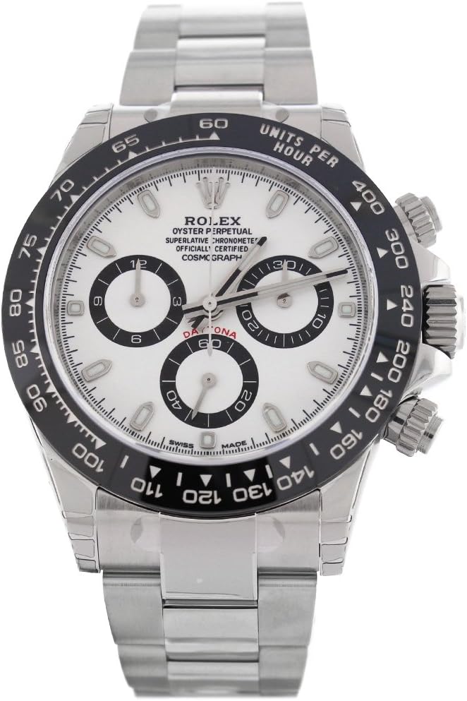 (R) Cosmograph Daytona White Dial Stainless Steel Oyster Men's Watch 116500