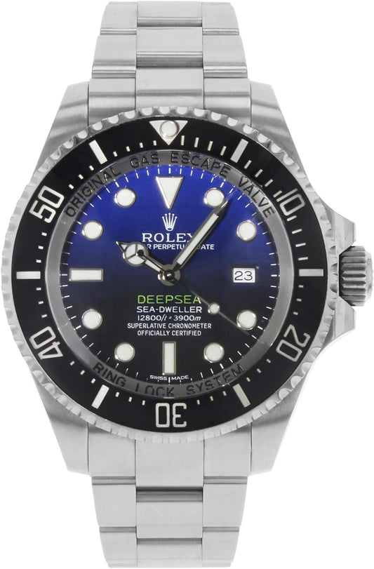 (R) Deepsea Deep Blue Dial Sea-Dweller Men's Luxury Watch 116660