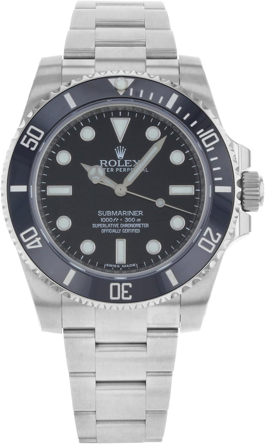 (R) Submariner Black Dial Oystersteel 40mm Men's Watch 114060