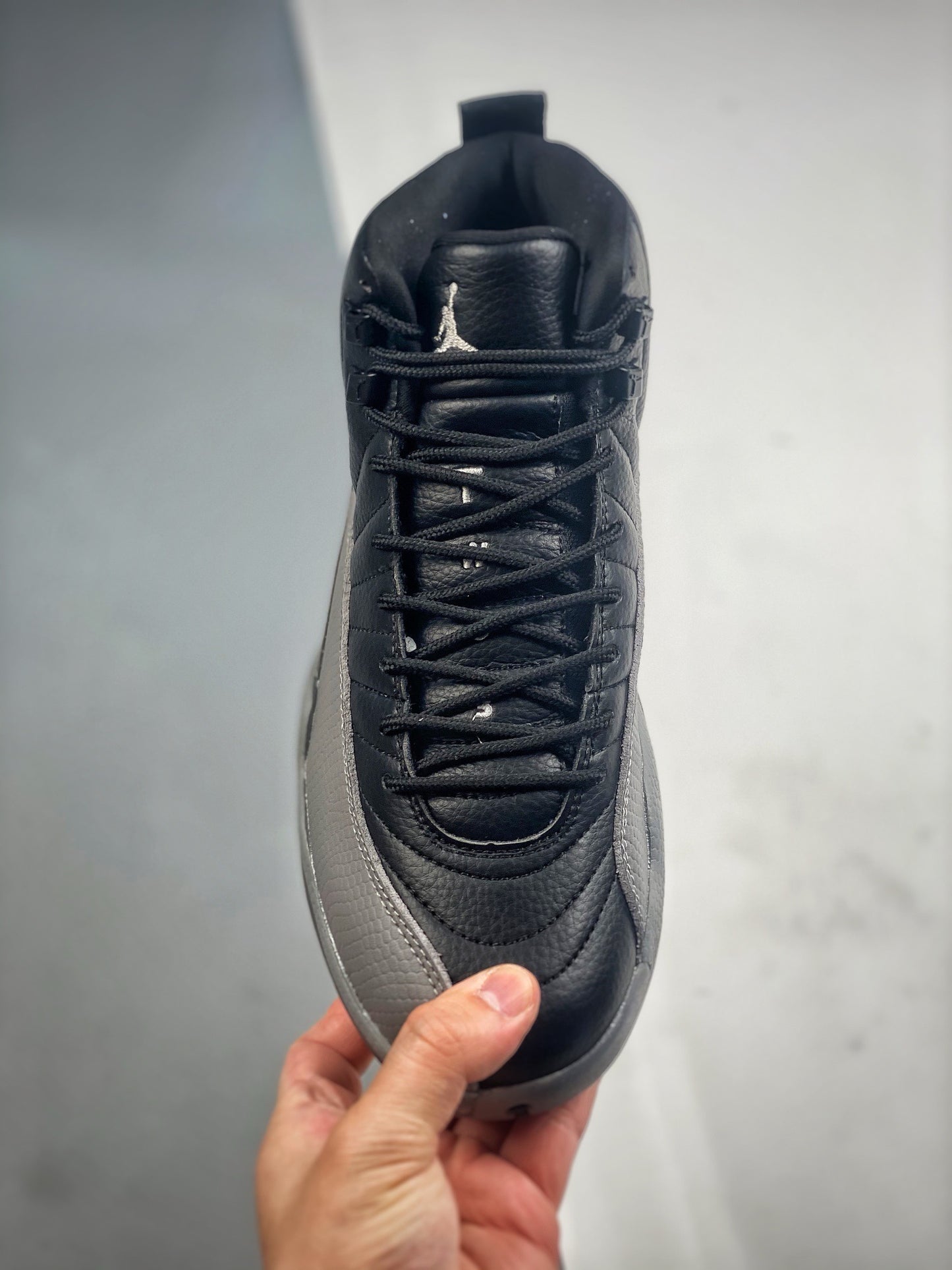 (J)  Air jordan 12 retro aj12 Joe 12 black and gray Size:4-14.5