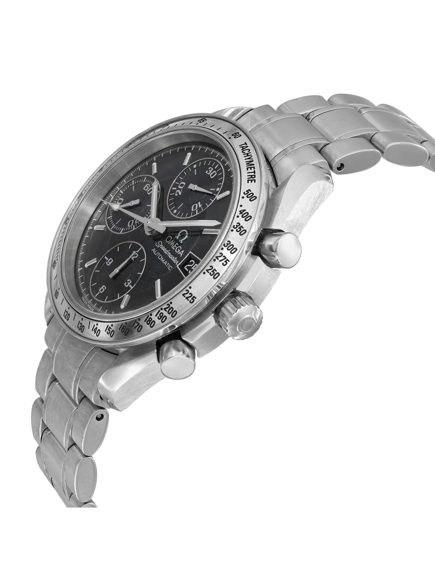 (O)  Speedmaster Black Sticks Dial Steel Automatic Mens Watch 3513.50.00