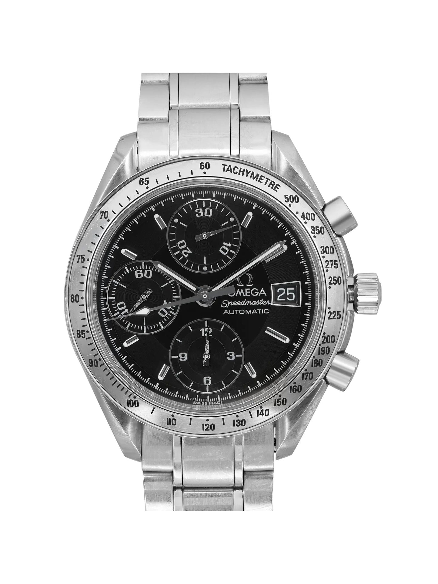 (O)  Speedmaster Black Sticks Dial Steel Automatic Mens Watch 3513.50.00