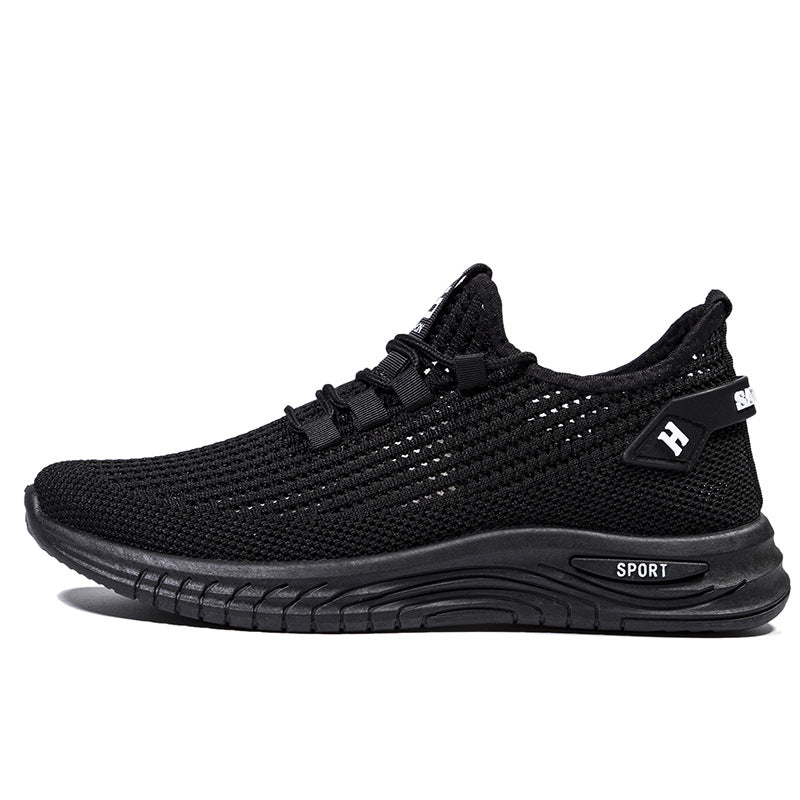 (S) Men's sports shoes men's sports shoes trendy new mesh breathable running shoes versatile and lightweight men's shoes