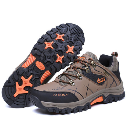 (S) Hiking shoes men's wear-resistant large size couple high-top non-slip outdoor women's hiking shoes