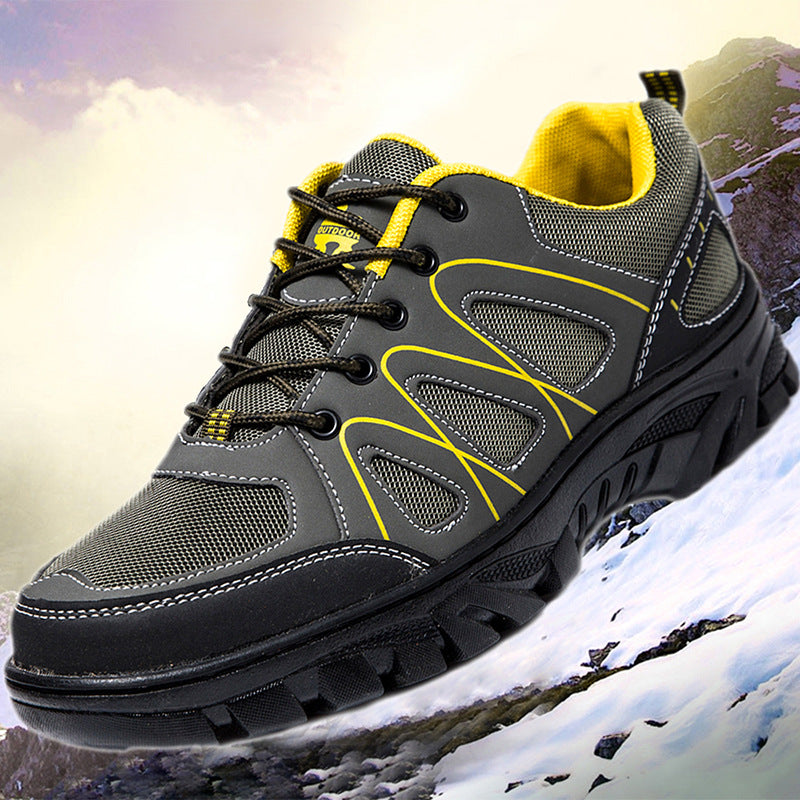 (S) Foreign trade hiking shoes new style lightweight soft sole casual shoes versatile running sports shoes wholesale cold sticky shoes shoes