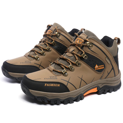 (S) Hiking shoes men's wear-resistant large size couple high-top non-slip outdoor women's hiking shoes