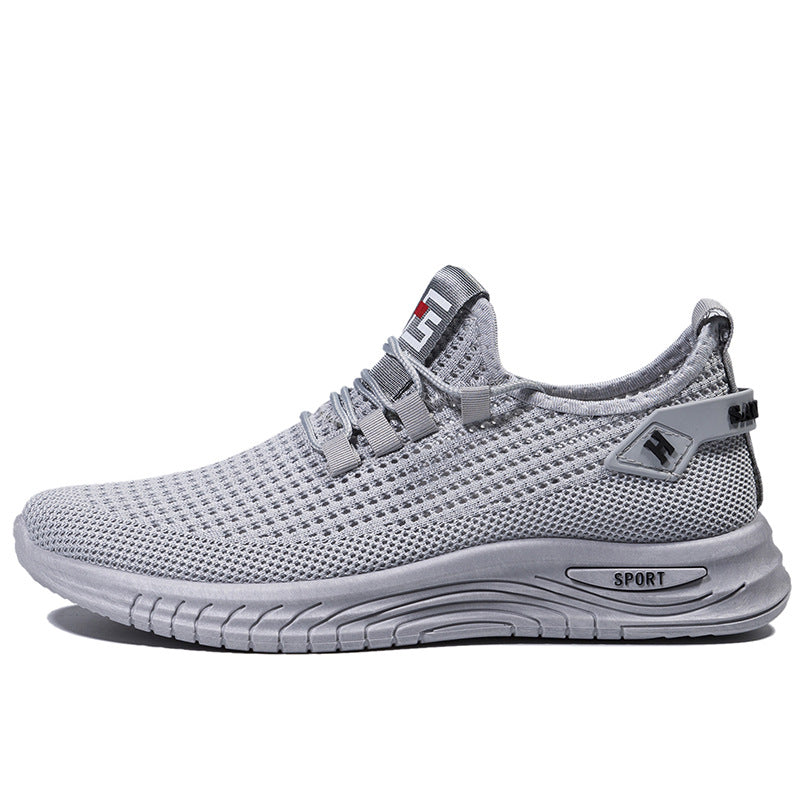 (S) Men's sports shoes men's sports shoes trendy new mesh breathable running shoes versatile and lightweight men's shoes