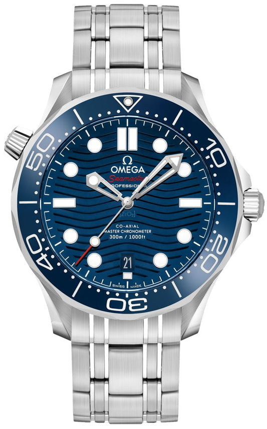 (O)  Seamaster Diver 300M Blue Dial Men's Watch 210.30.42.20.03.001