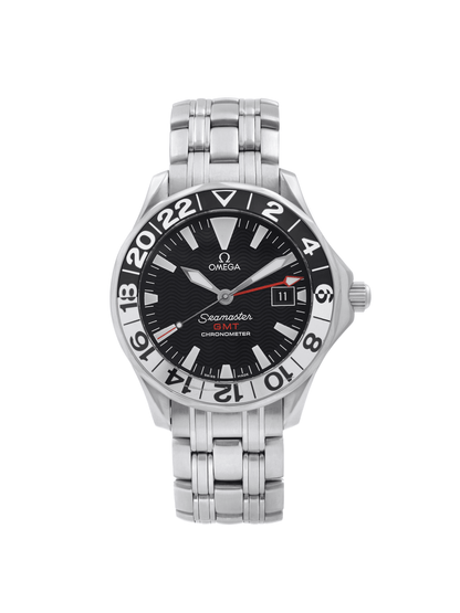 (O)  Seamaster GMT 50th Anniversary Steel Black Dial Mens Watch 2234.50.00