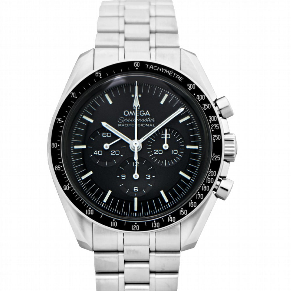 (O) Speedmaster Chronograph Hand Wind Black Dial Men's Watch 310.30.42.