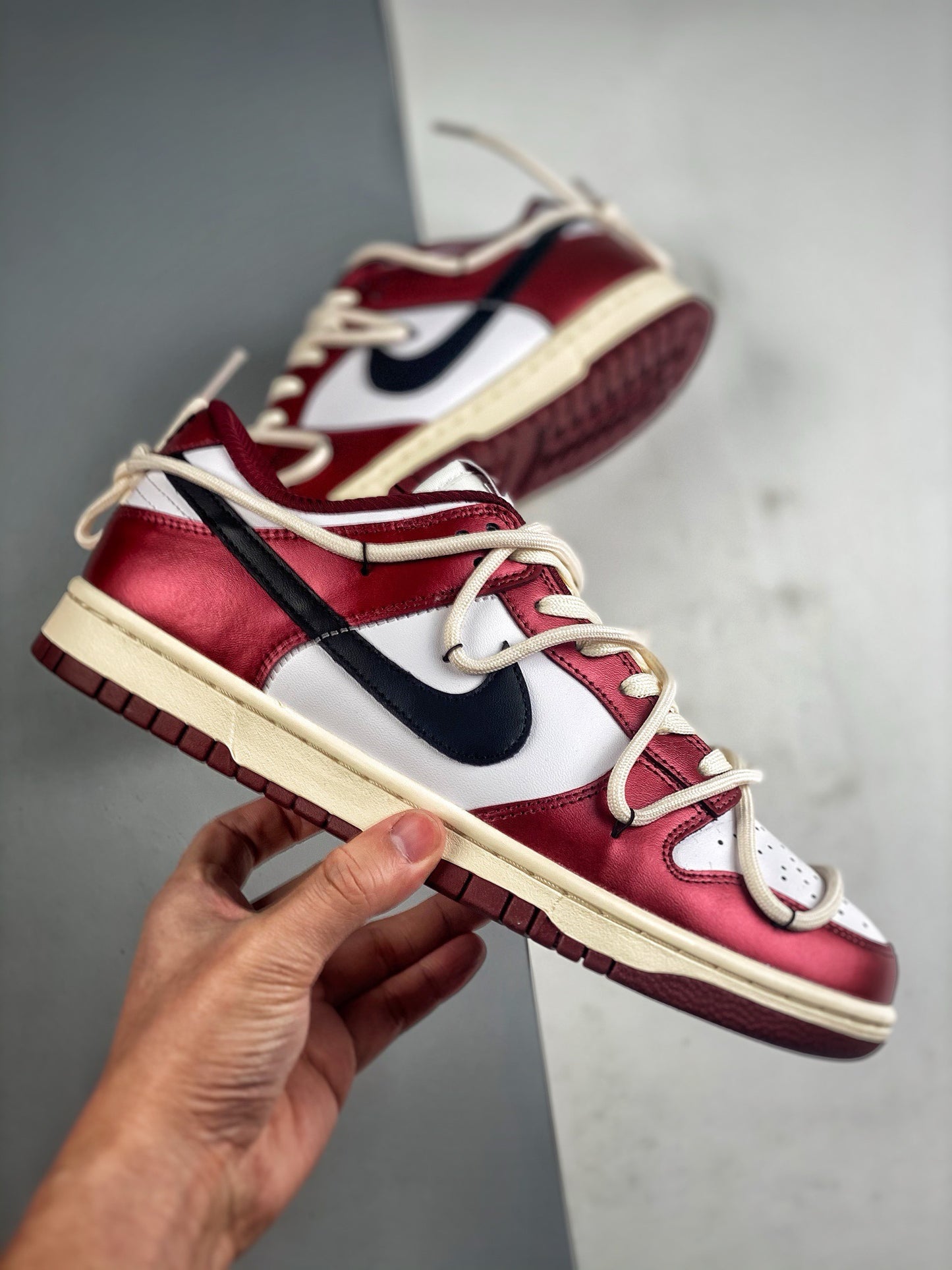 (J) NIKE dunk low Red Wine Estate Bordeaux Red