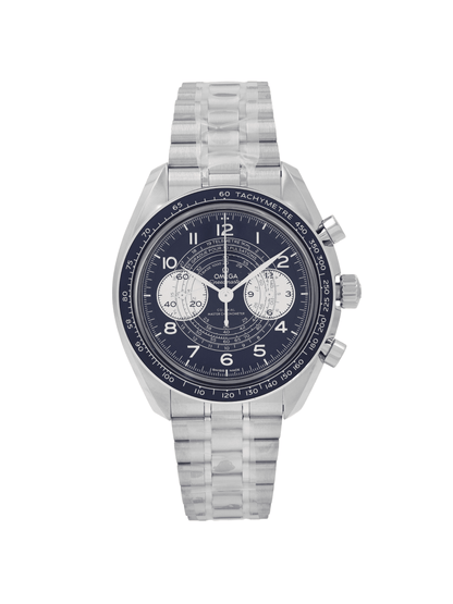 (O)  Speedmaster Chronoscope Steel Blue Dial Mens Watch 329.30.43.51.03.001