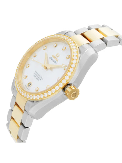 (O) New Seamaster Aqua Terra Gold Diamond Watch 231.25.39.21.55.002